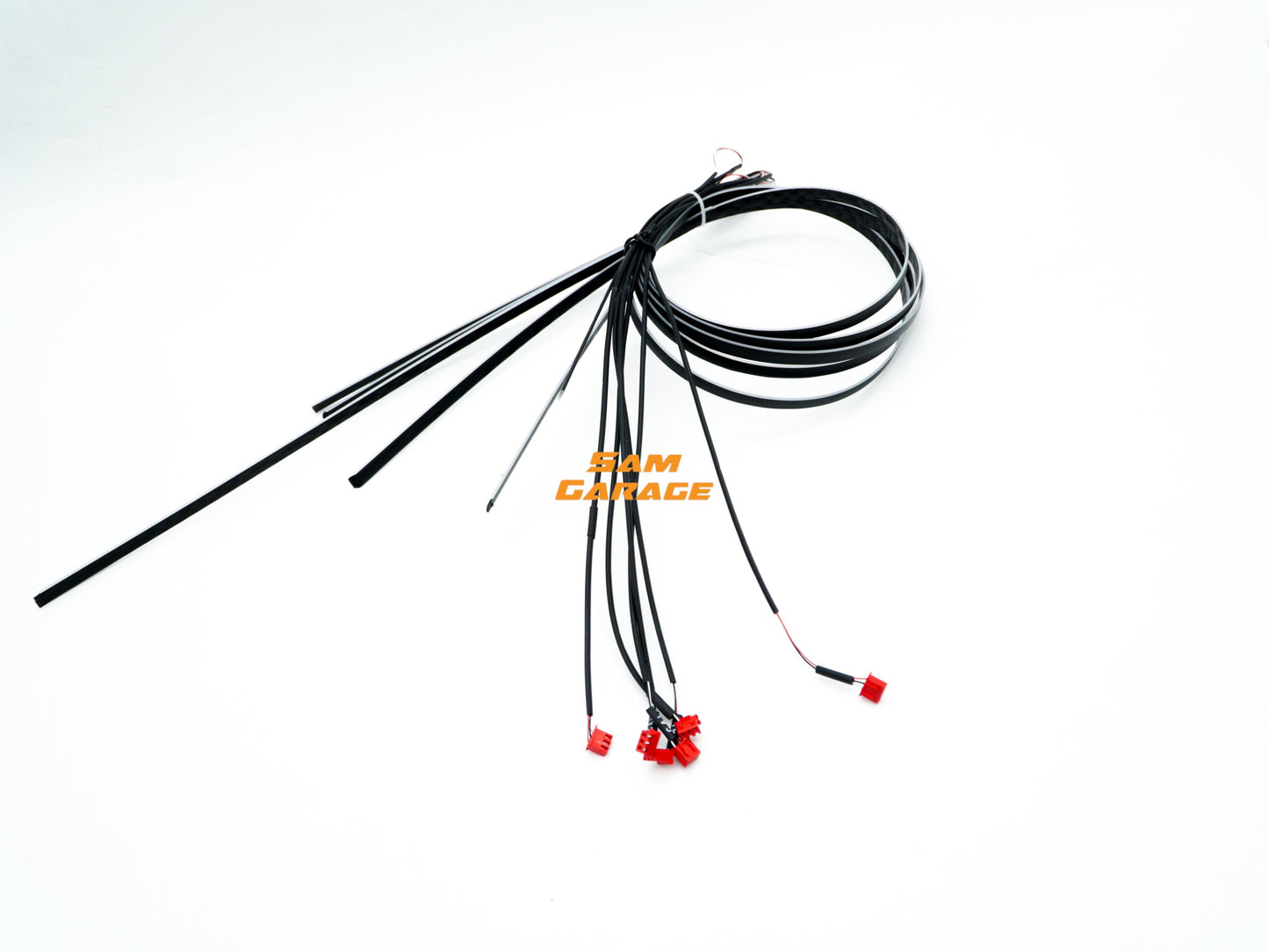 American Muscle Ambient Light for Car – 6-Piece RGB LED Interior Ambient Lighting Kit