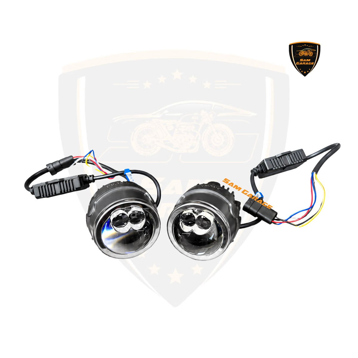IPH Car M 5172 – 2-Inch Tri-Color Bi-LED Fog Light Projector