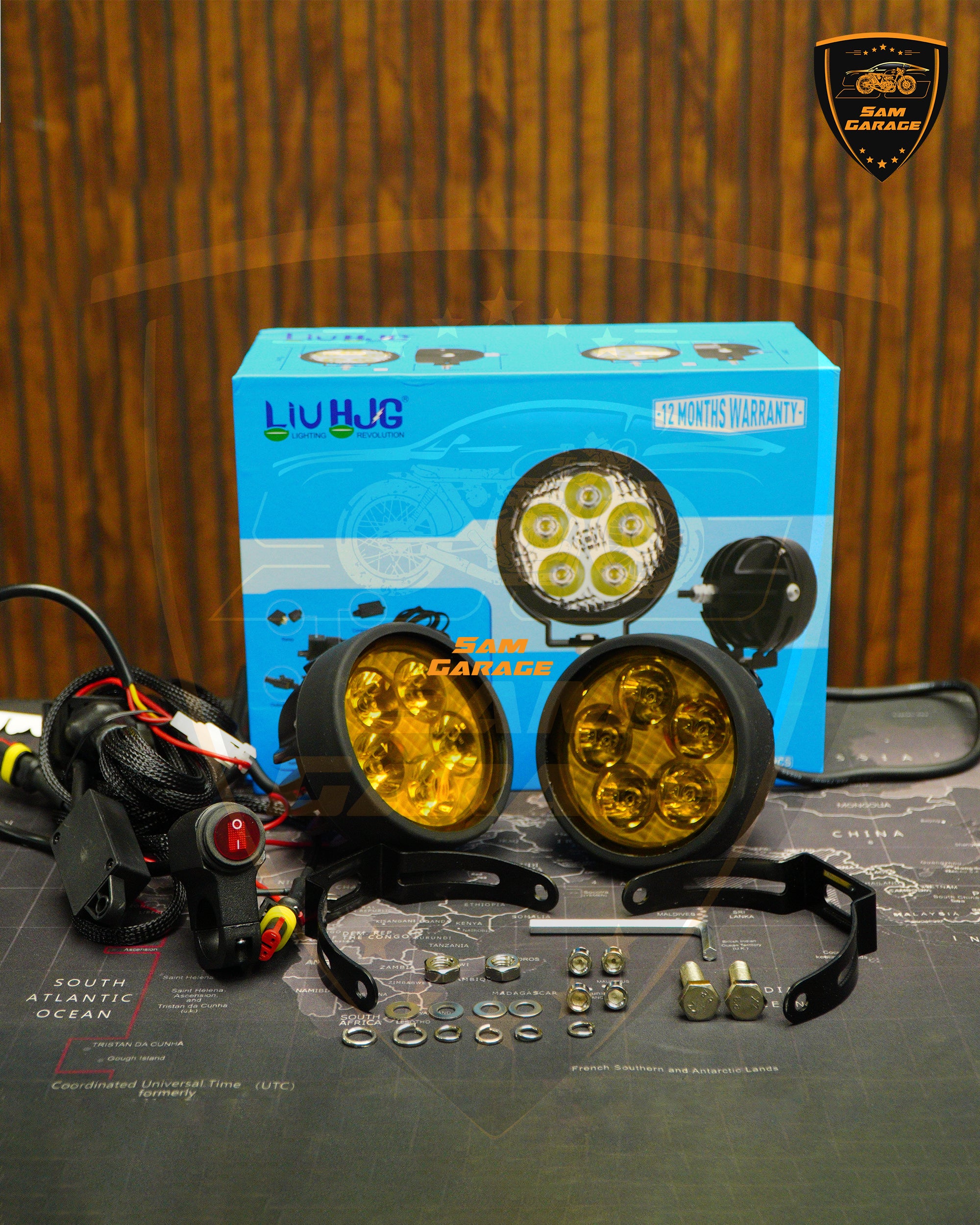 Liu hjg CREE 5 LED with wiring kit