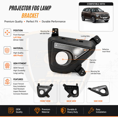 Hyundai Alcazar 3-Inch Projector Fog Lamp Bracket