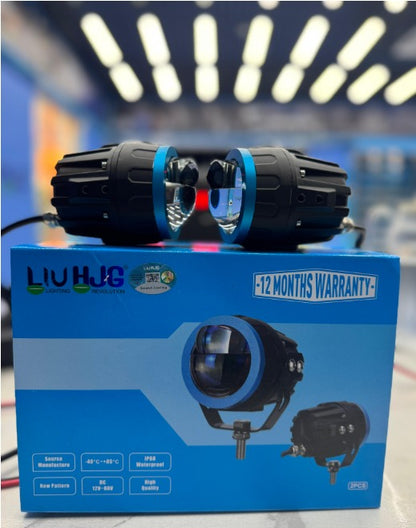 LIU HJG Terminator 2 Double Laser Bi-Led Fog Projector 3 colour