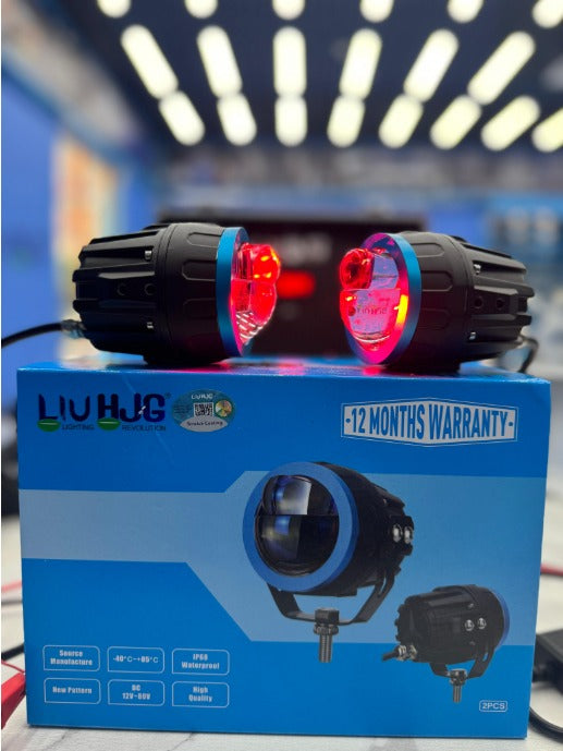 LIU HJG Terminator 2 Double Laser Bi-Led Fog Projector 3 colour