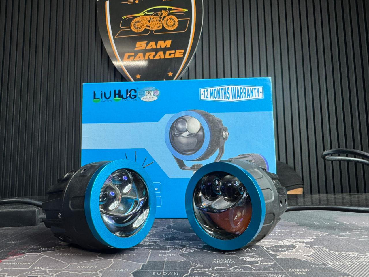 LiuHJG Terminator 2 – 100W Projector (2-Inch) with Wiring Harness & Heavy-Duty Leg Guard Clamp