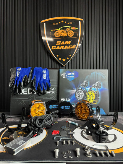 Moto Genius VK60 High-Power Auxiliary Light