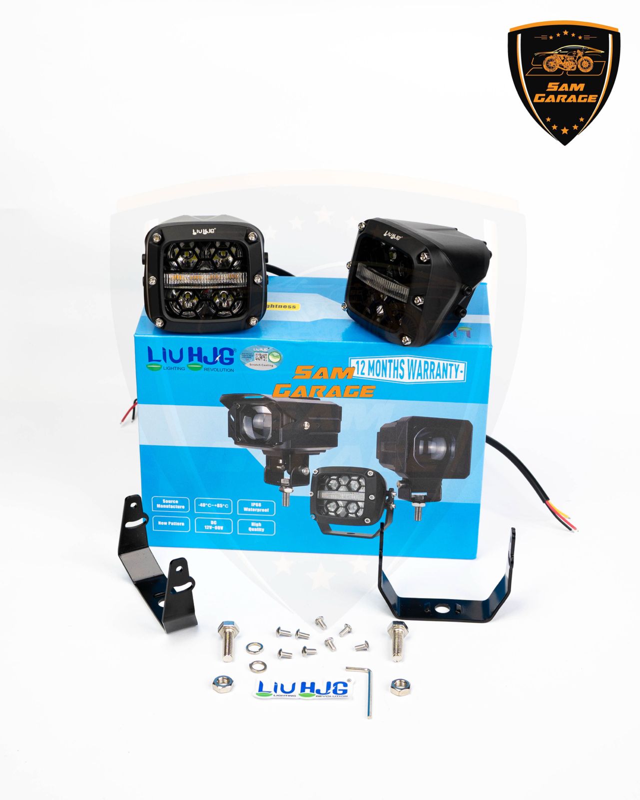 LiuHJG Hexa – Honeycomb Grill Light