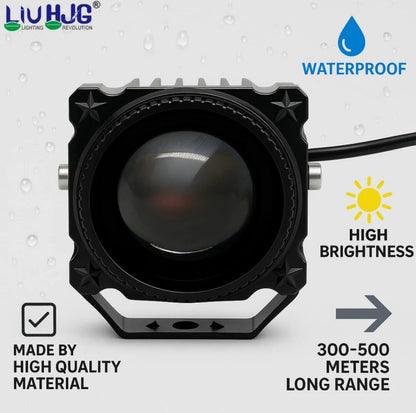 Liu Hjg Laser Cannon – 3 Inch Universal Laser Projector (White & Yellow)