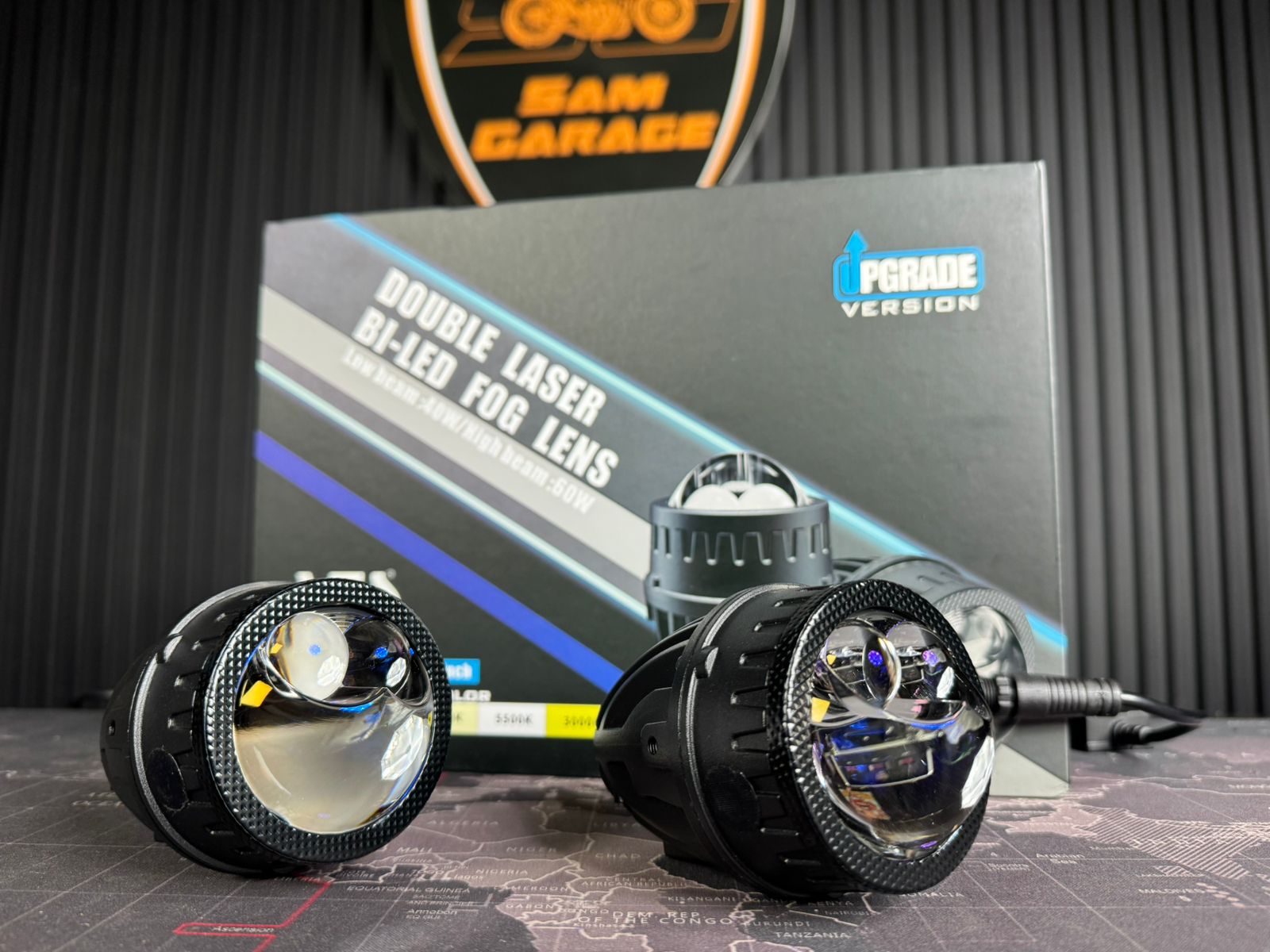 AES Double Laser Bi-LED Fog Lens Projector (2 Inch) – Upgraded Version