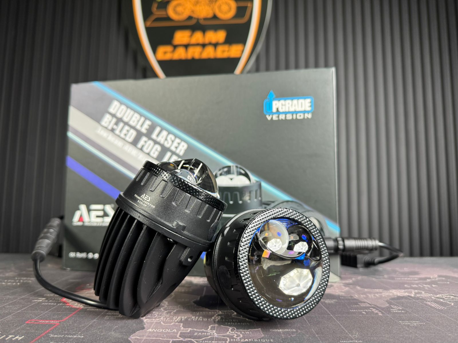 AES Double Laser Bi-LED Fog Lens Projector (2 Inch) – Upgraded Version