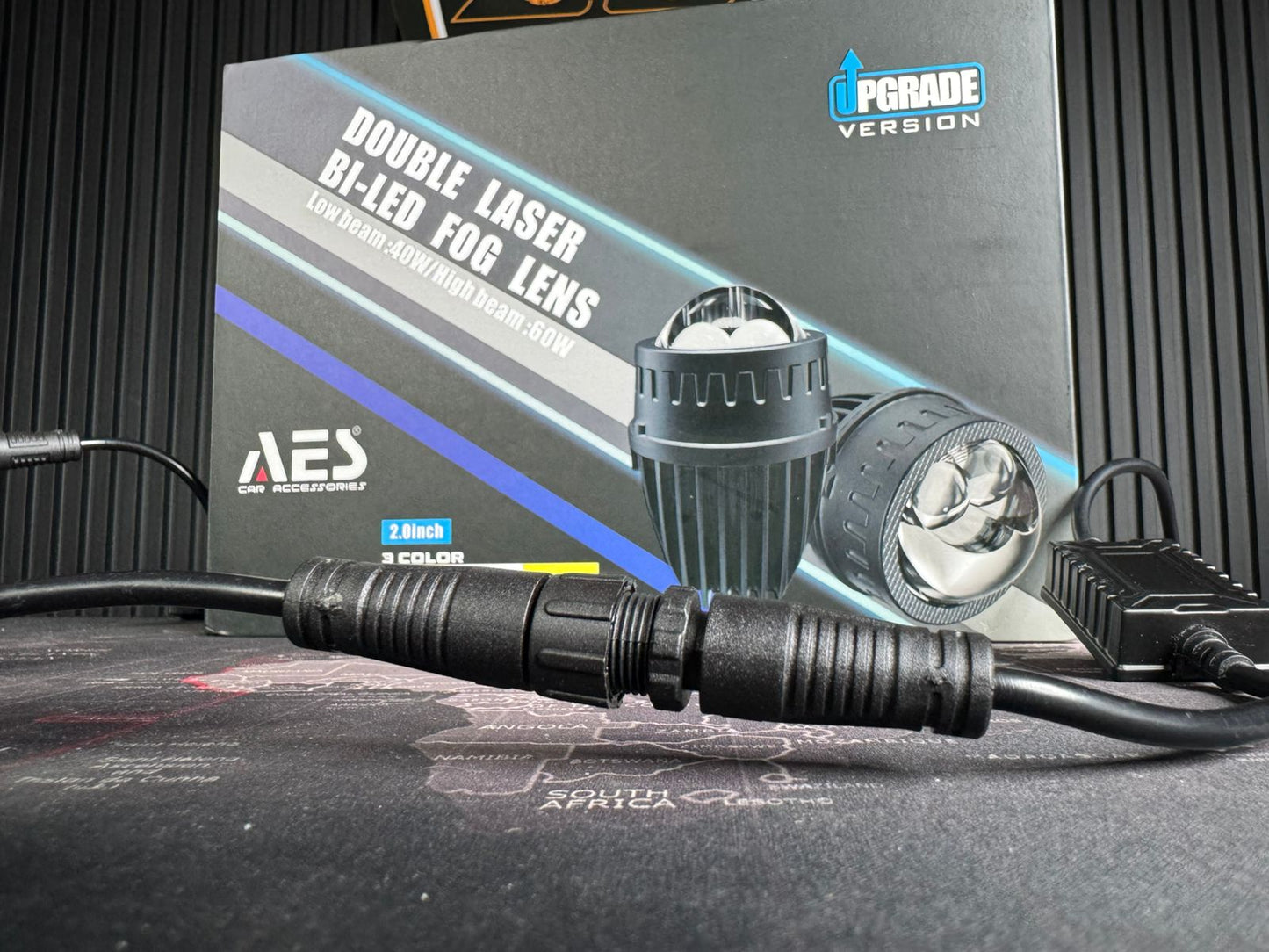 AES Double Laser Bi-LED Fog Lens Projector (2 Inch) – Upgraded Version