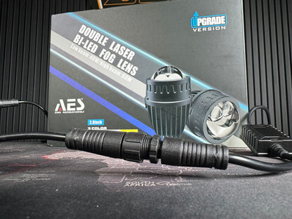AES Double Laser Bi-LED Fog Lens Projector (2 Inch) – Upgraded Version