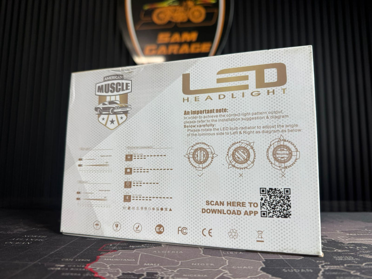 American Muscle 300W AI LED Bulb