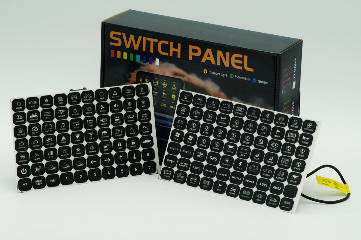 Switch Pro – Universal Heavy-Duty 12-Switch Control Panel (12V / 24V)