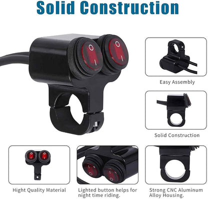 Motorcycle Handlebar SW2H Switch