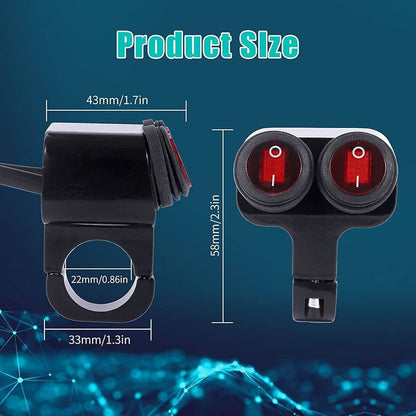 Motorcycle Handlebar SW2H Switch