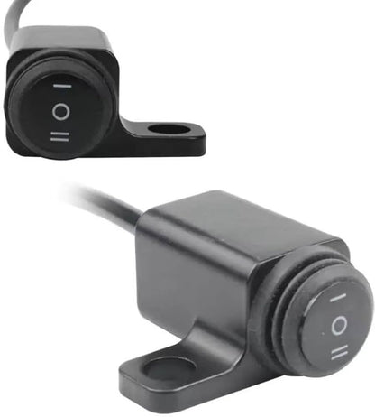 Motorcycle Mirror Mount On Off On switch SW105 for fog Lights