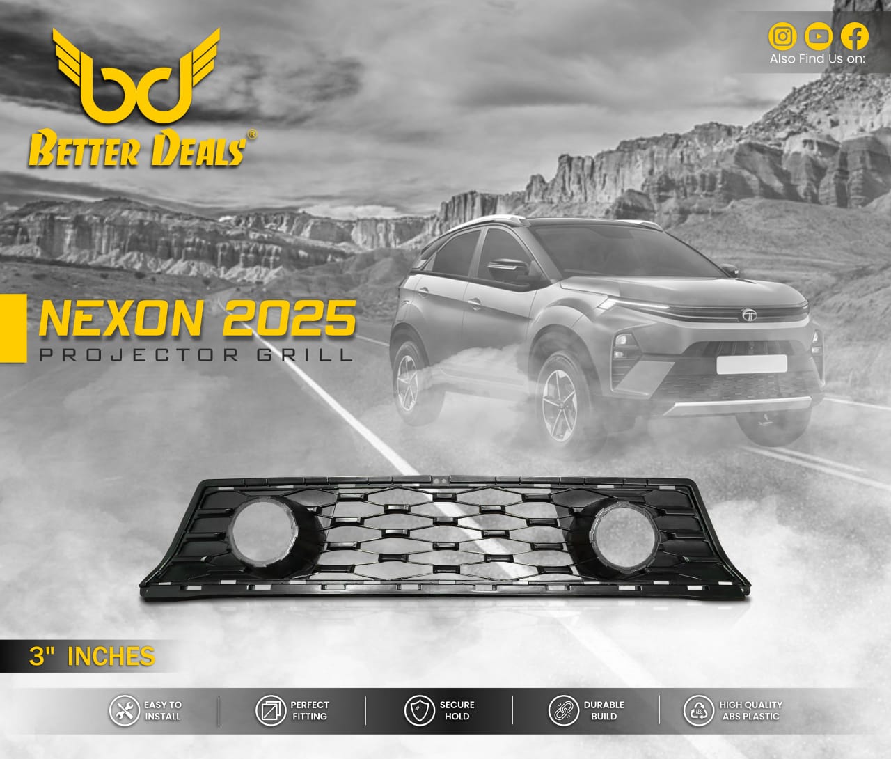 Tata Nexon 2025 Facelift Grill
