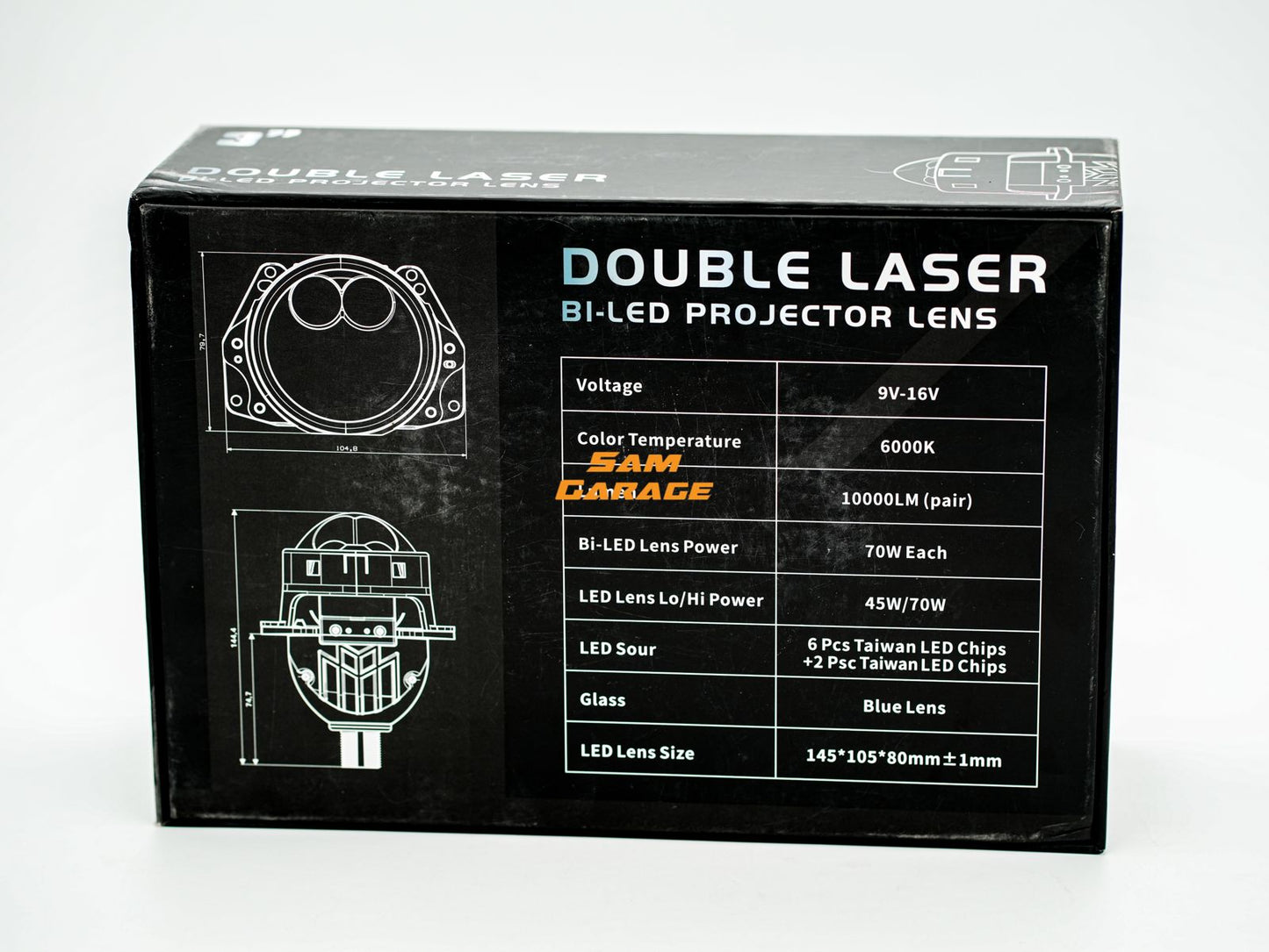 AES UX2 Double Laser Projector
