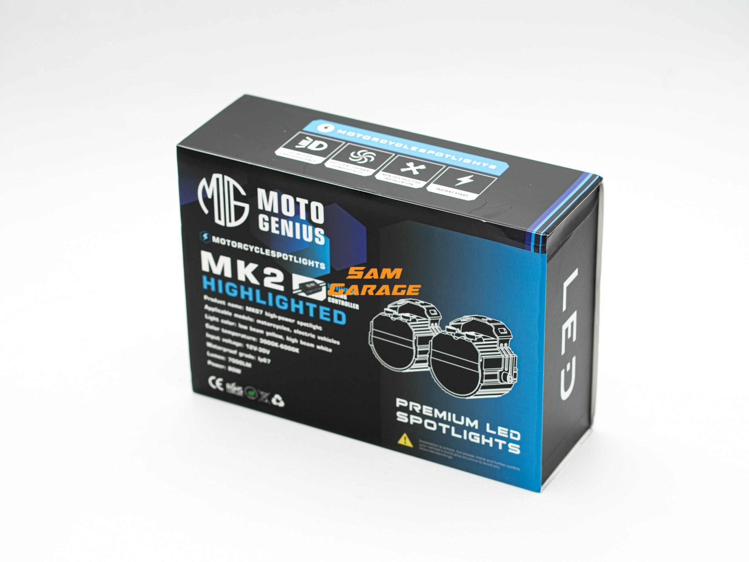 Moto Genius MK 2 Auxiliary Fog Light