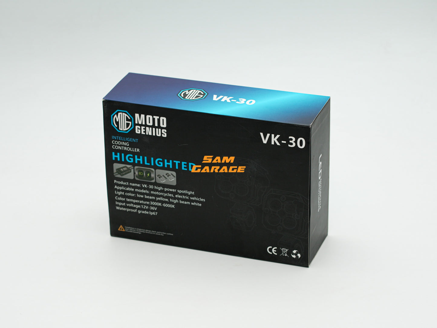 MotoGenius VK 30 Auxiliary Fog Light (60W)
