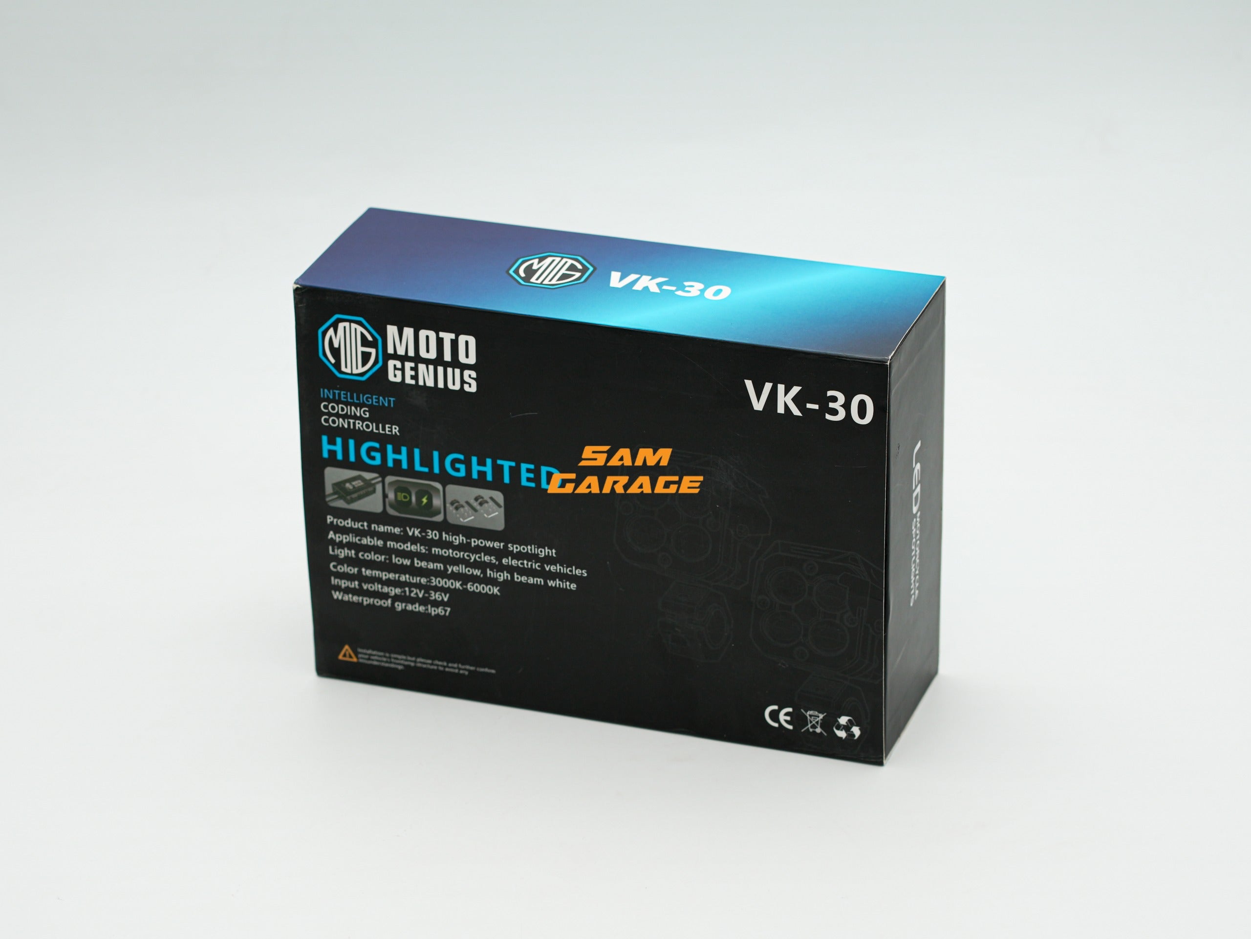 MotoGenius VK 30 Auxiliary Fog Light (60W)
