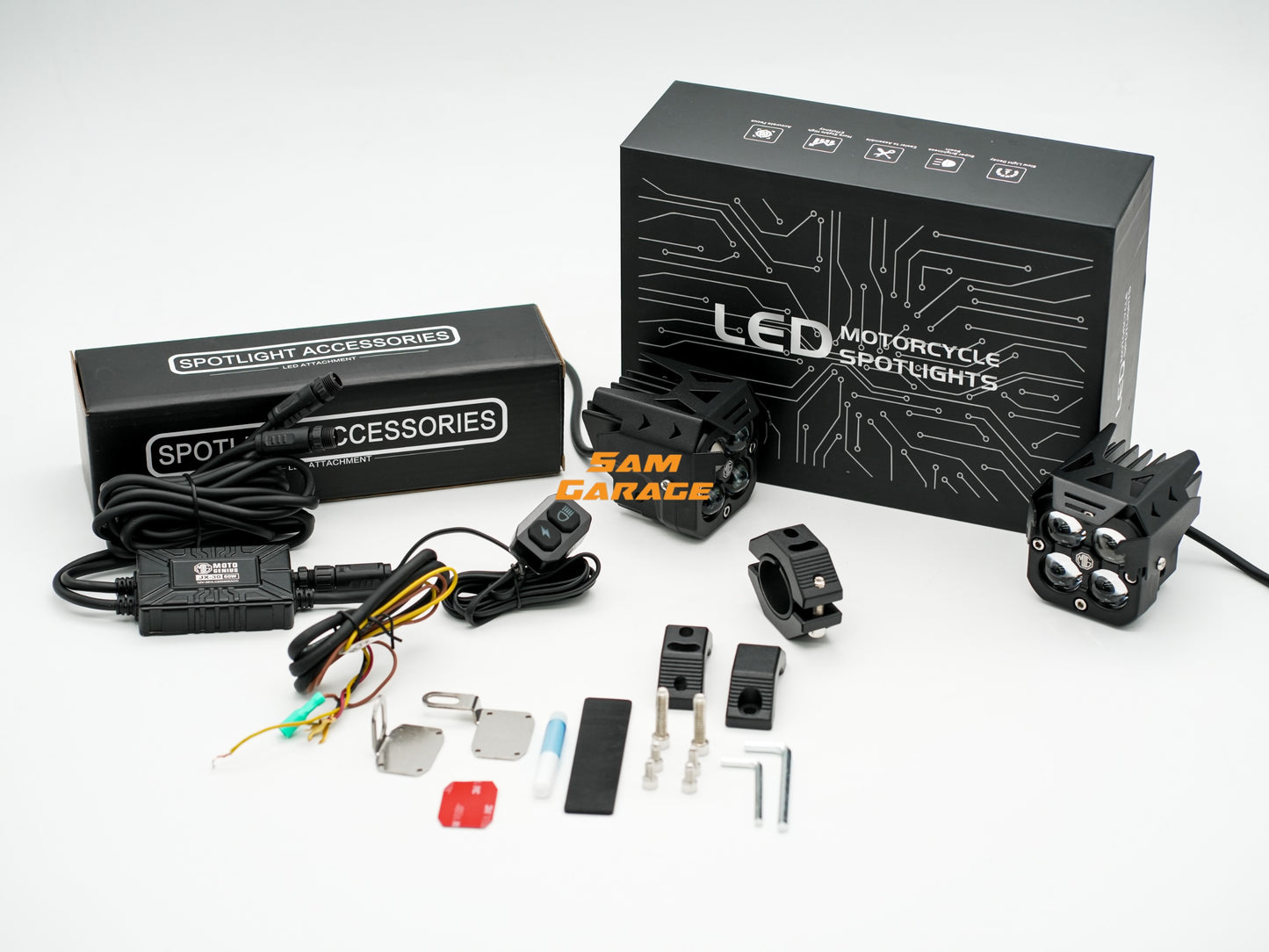 MotoGenius VK 30 Auxiliary Fog Light (60W)