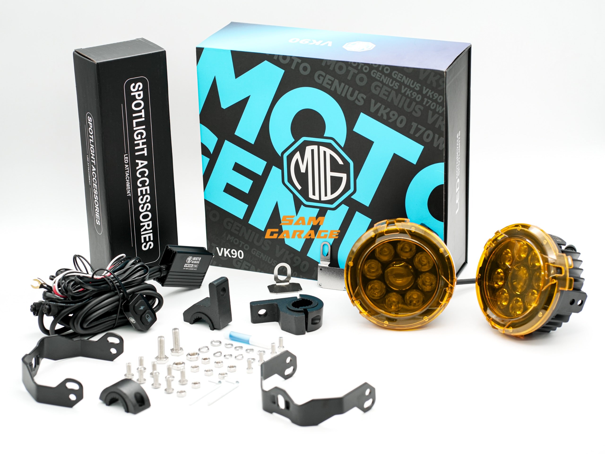 Moto Genius VK90 Auxiliary Light (170W | 20,800 Lumens)
