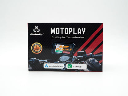 Autofy Motoplay Waterproof 5’ Inch Bike Navigation Carplay Screen - New Quick Detatchable Design