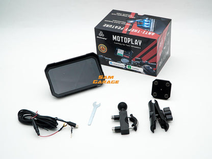 Autofy Motoplay Waterproof 5’ Inch Bike Navigation Carplay Screen - New Quick Detatchable Design