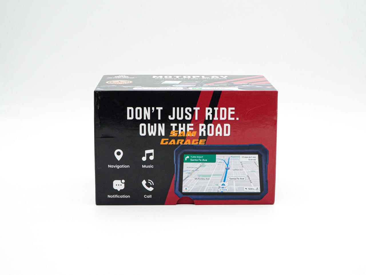 Autofy Motoplay Waterproof 5’ Inch Bike Navigation Carplay Screen - New Quick Detatchable Design