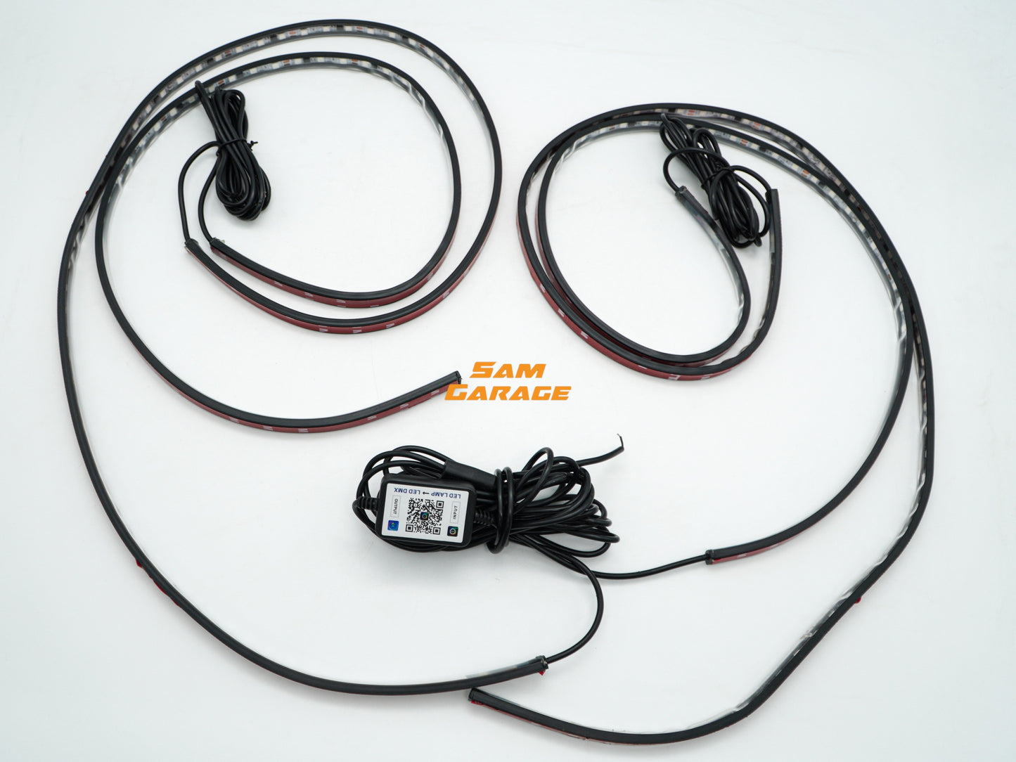 RGB LED Underbody Light Kit for Cars – App Controlled | Music Sync | Multi-Color Neon Glow | IP67 Waterproof