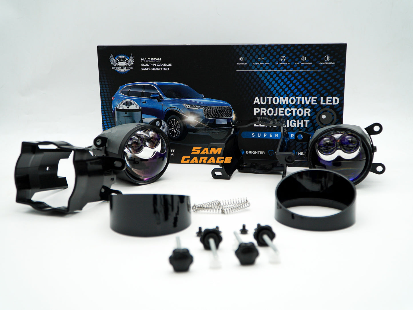 Darkshine Double Laser &nbsp;(3 Inch)LED Projector Fog Light