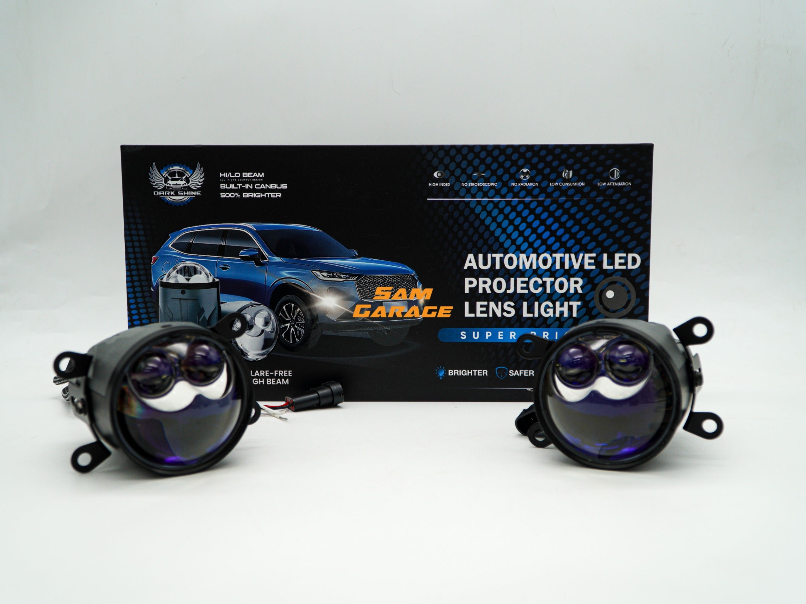 Darkshine Double Laser &nbsp;(3 Inch)LED Projector Fog Light