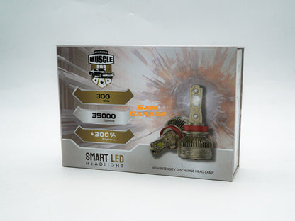 American Muscle LED Headlight – 300W | Warm White 6000K