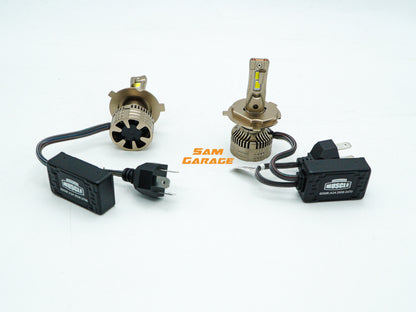 American Muscle LED Headlight – 240W | Cool White 6000K