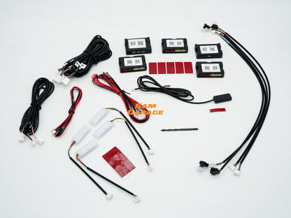 American Muscle 14-Piece RGB Car Ambient Light Kit