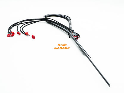 American Muscle Ambient Light for Car – 6-Piece RGB LED Interior Ambient Lighting Kit