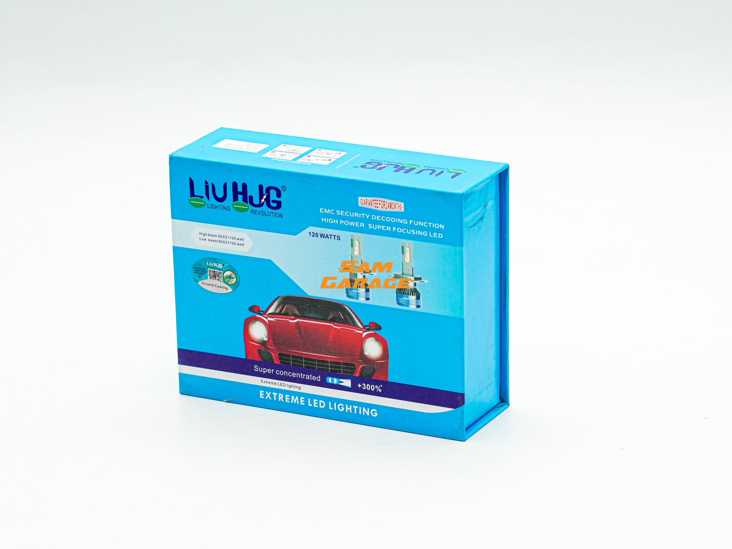 LIU HJG 120W Premium LED Headlight Bulb Kit (Pair)