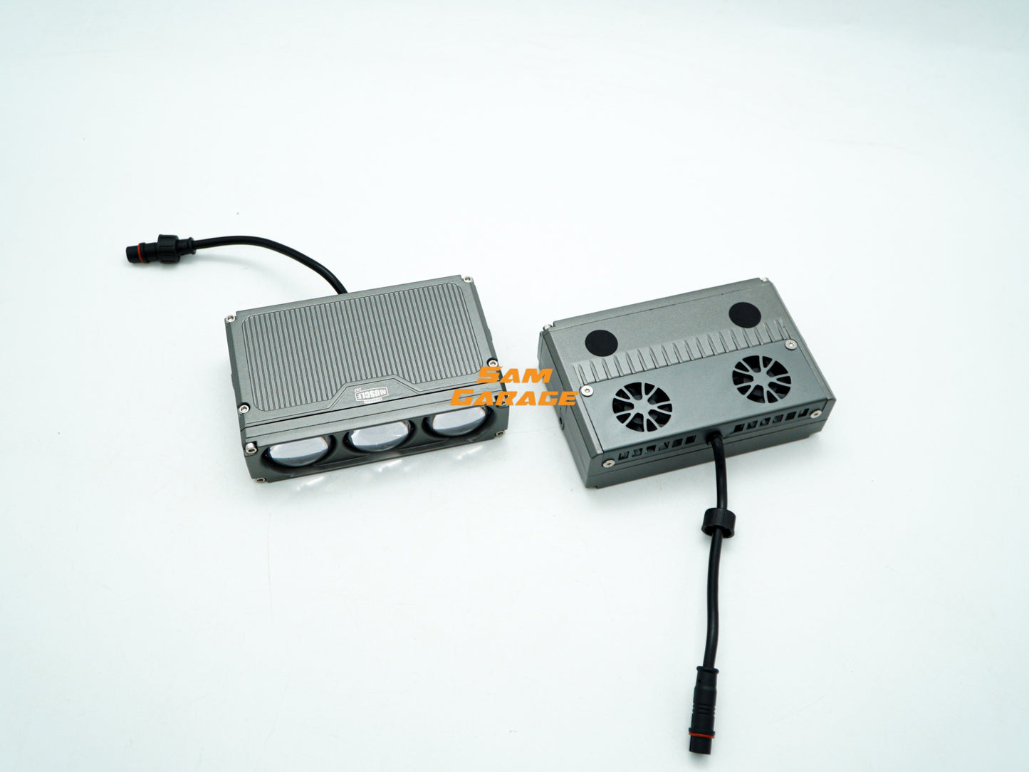 American Muscle Prisma 3 Laser Bi-LED Projector Lens (Pair) | 120W | Triple Color | Triple Laser | 1-Year Warranty