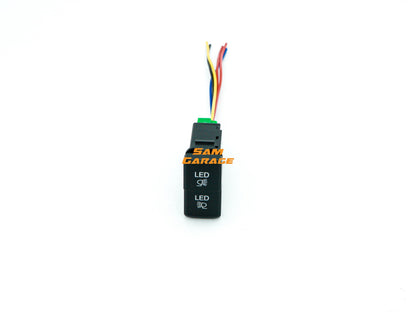 Two way Heavy-Duty Dual Function Dashboard Switch for Auxiliary Lights | Universal Fit | Cars, SUVs, Trucks &amp; Buses