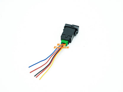 Two way Heavy-Duty Dual Function Dashboard Switch for Auxiliary Lights | Universal Fit | Cars, SUVs, Trucks &amp; Buses