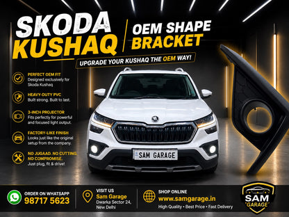 Skoda Kushaq Bracket for 3 Inch Projector