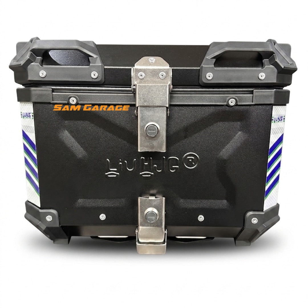 Liu Hjg Premium 45L Aluminum Alloy Motorcycle Top Box – Lightweight, Durable &amp; Water-Resistant