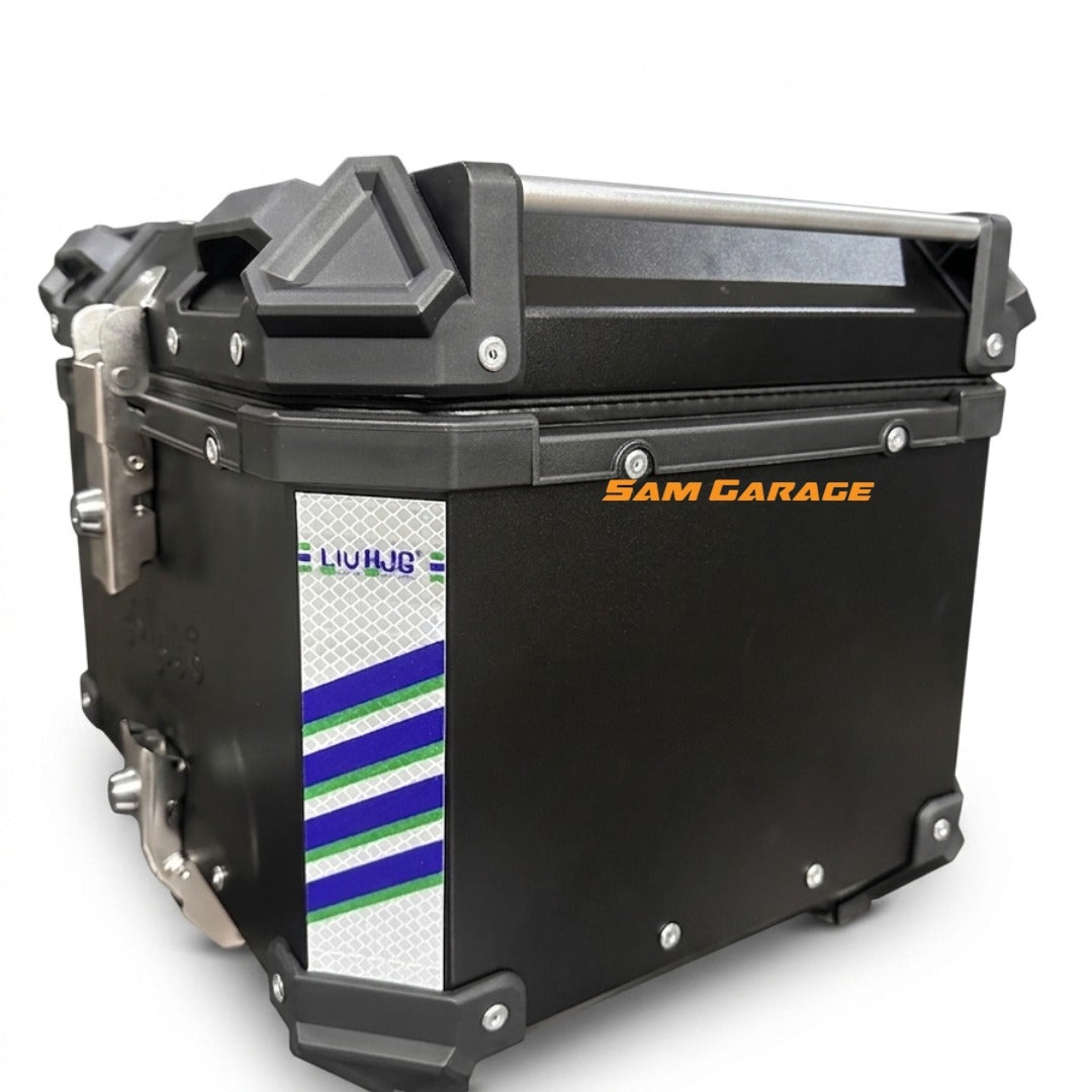 Liu Hjg Premium 45L Aluminum Alloy Motorcycle Top Box – Lightweight, Durable &amp; Water-Resistant