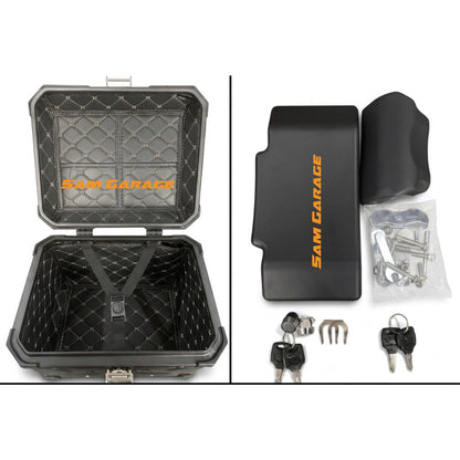 Liu Hjg Premium 45L Aluminum Alloy Motorcycle Top Box – Lightweight, Durable &amp; Water-Resistant