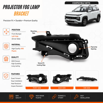 Hyundai Exter 2-Inch Projector Fog Lamp Bracket