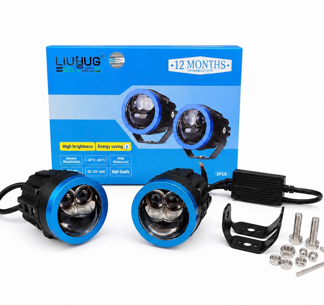 Liu hjg Terminator 2 – 100W Tri-Color Bi-LED Projector | Universal for Cars & Motorcycles