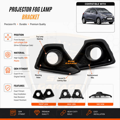 Hyundai Grand i10 2013 3-Inch Projector Fog Lamp Bracket