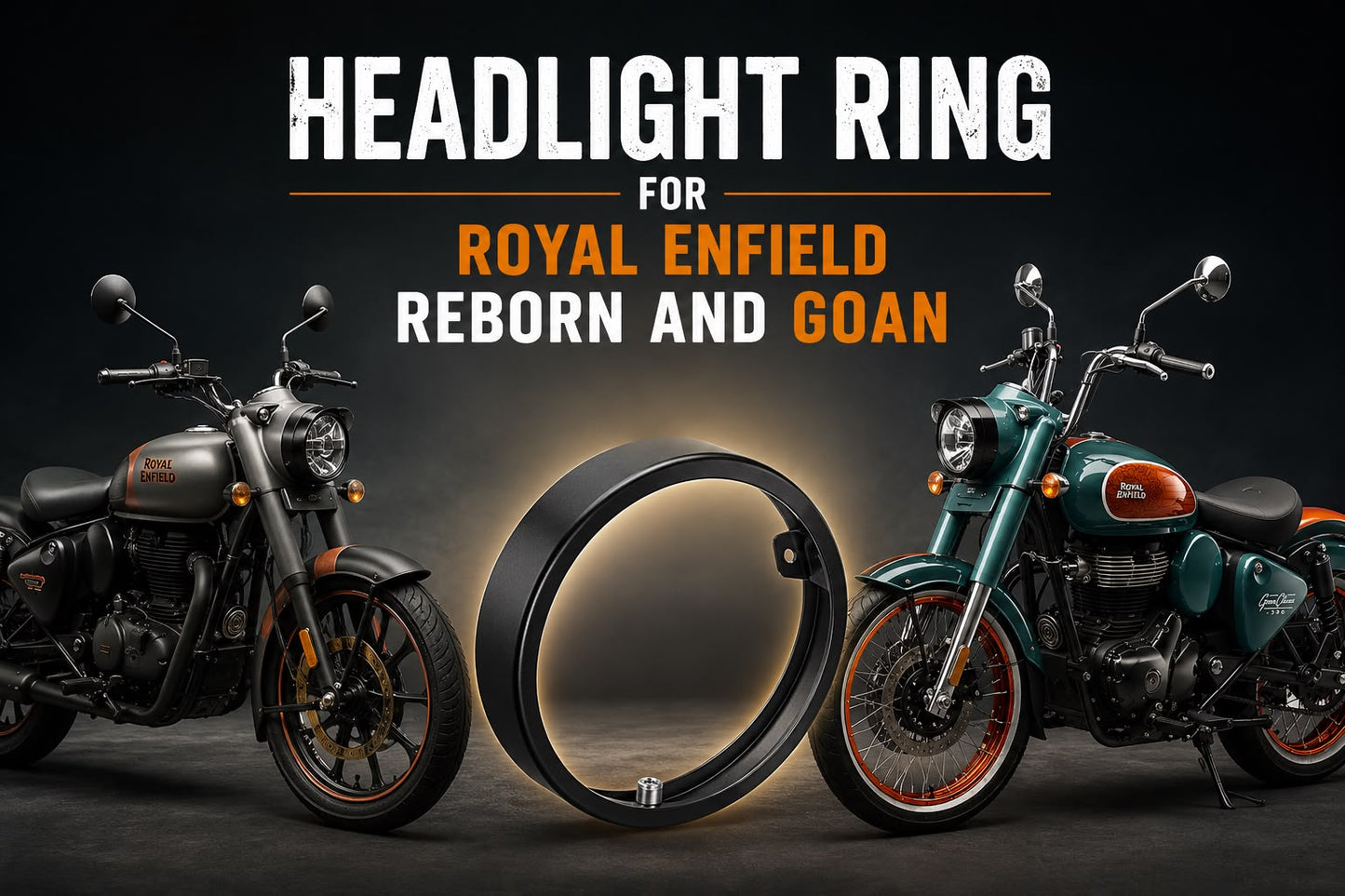 Headlight Ring for Royal Enfield Reborn & Goan 350