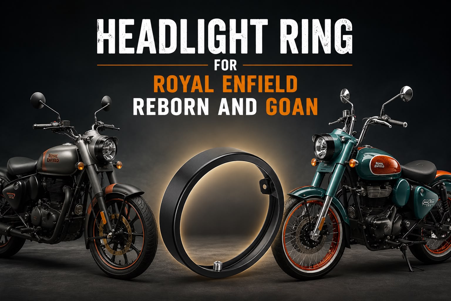 Headlight Ring for Royal Enfield Reborn & Goan 350