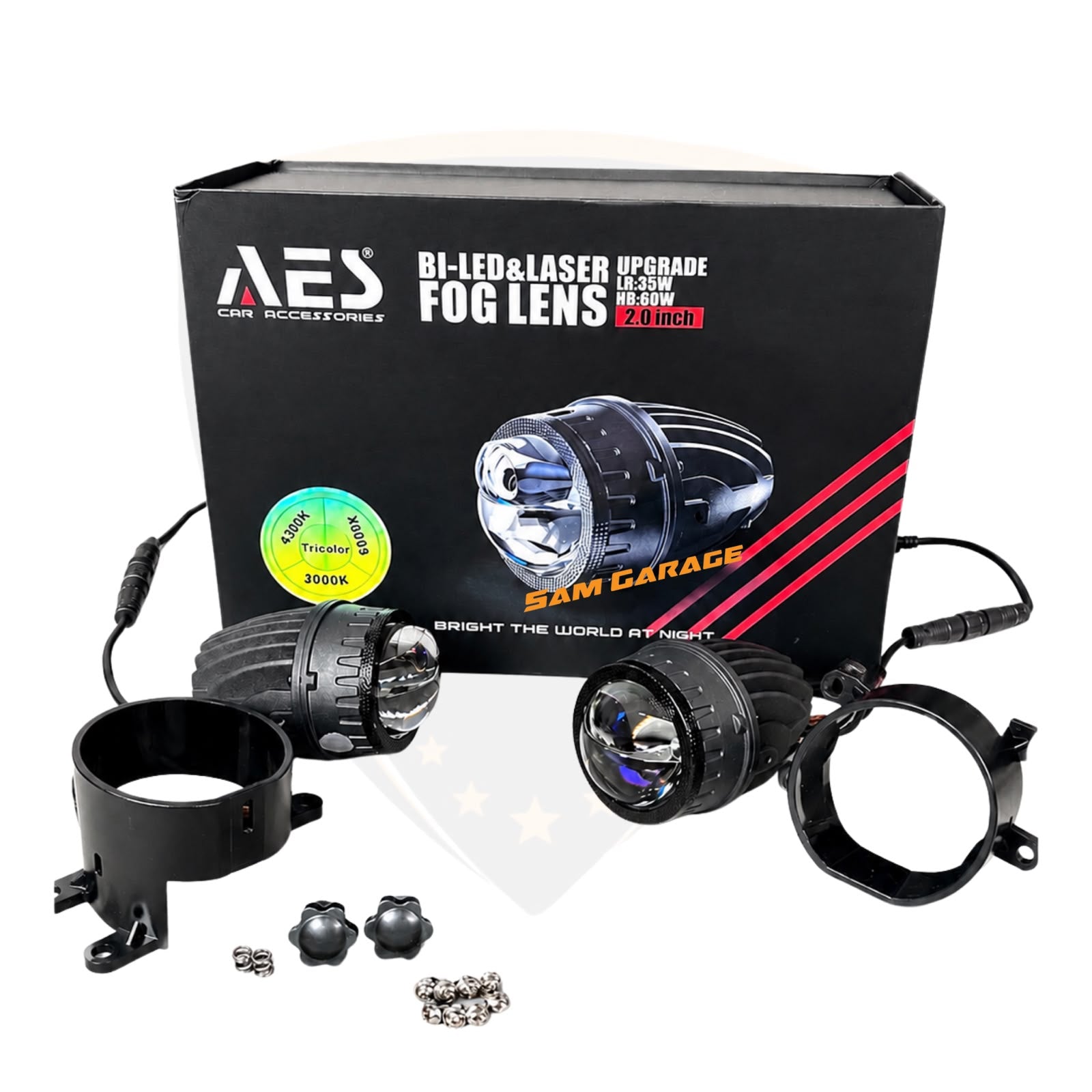 AES FX 2 (2-Inch) Tri-Color Laser Projector Lens (2026 Model) – 120W